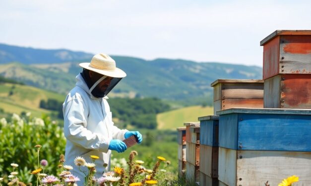 Apiculture dans le Luberon