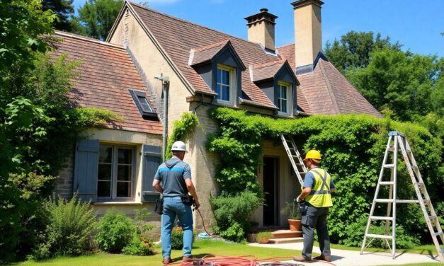On refait toute l’installation électrique de notre gîte